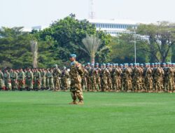 Satgas Kizi TNI Konga XX-W MONUSCO Siap Laksanakan Misi Perdamaian PBB di Republik Demokratik Kongo
