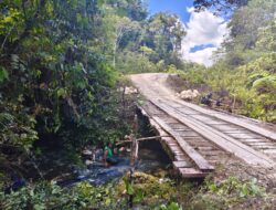 Satgas TMMD Ke-129 Kodim 1807/Sorong Selatan Kebut Pembangunan Jembatan Beton, Wujudkan Akses yang Lebih Baik untuk Warga Kampung Sesor