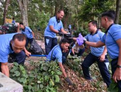 Aksi Peduli Lingkungan, Lanud Iswahjudi Bersihkan Telaga Sarangan
