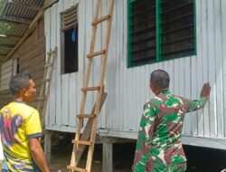 Satgas TMMD Ke-129 Kodim 1807/Sorong Selatan Percepat Rehab RTLH Milik Pak Herman, Wujud Nyata Kepedulian TNI untuk Kesejahteraan Rakyat