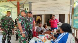 Sentuhan Kemanusiaan TMMD Ke-129, Satgas Kodim 1807/Sorong Selatan Gelar Pengobatan Gratis