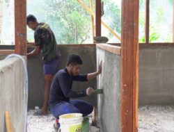 Pembangunan Rumah Ke-1 Type 36 Semi Permanen Capai 68 Persen, Satgas TMMD Ke-129 Kodim 1807/Sorong Selatan Terus Wujudkan Hunian Layak bagi Masyarakat
