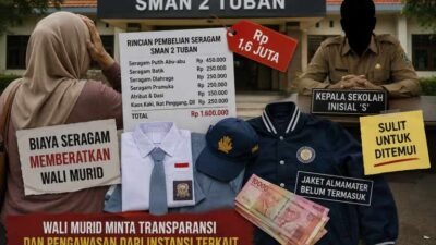 Biaya Seragam SMAN 2 Tuban Diduga Capai Rp1,6 Juta, Wali Murid Mengaku Tercekik