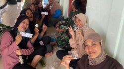Satgas TMMD 129 Kodim Bojonegoro Setia Menjaga Kesehatan Warga Kesongo