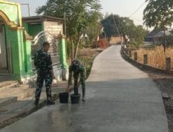 Menjaga Napas Jalan Baru: Dedikasi Satgas TMMD 129 Bojonegoro Merawat Impian Warga Kesongo
