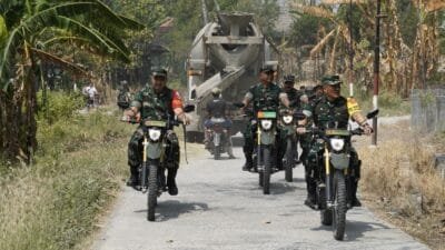 TMMD 129 Bojonegoro: Ketika Jenderal Bintang Satu Menunggang Trail Menembus Pelosok Kesongo Demi Senyum Warga