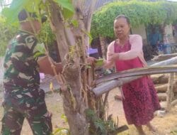 Kopi Tulus Ibu Muji: Bukti Kemanunggalan TNI-Rakyat di TMMD 129 Bojonegoro