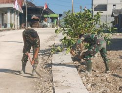Merajut Asa di Dusun Krebet: Satgas TMMD 129 Bojonegoro dan Warga Kompak Perkuat Drainase