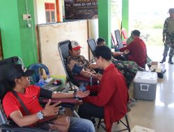 Lewat Setetes Darah: TMMD 129 Bojonegoro Rajut Kepedulian Kemanusiaan di Desa Kesongo