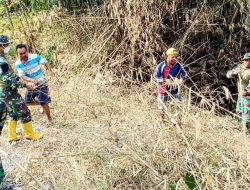 Merawat Lingkungan, Membangun Masa Depan: Satgas TMMD 129 Bojonegoro dan Warga Bersih-Bersih Sungai Kesongo