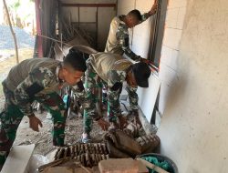 Ukir Senyum Ibu Wagini: Anggota Satgas Kebut Pembersihan dan Finishing Sebelum TMMD 129 Bojonegoro Usai