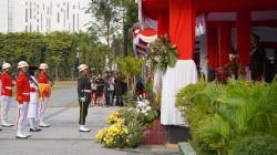 Berlangsung Khidmat: Dandim Bojonegoro Pimpin Upacara Penurunan Bendera HUT ke-81 RI