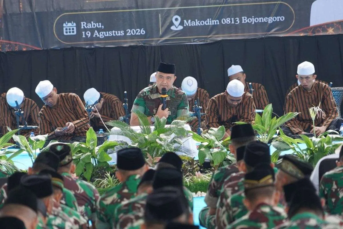 Perkuat Fondasi Spiritual, Kodim Bojonegoro Peringati Maulid Nabi Muhammad SAW 1448 H