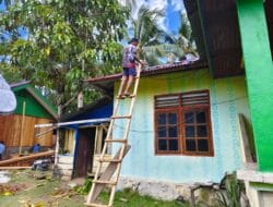 Wujud Nyata Kepedulian TNI AD, Satgas TMMD Ke-129 Kodim 1807/Sorong Selatan Percepat Rehab RTLH Milik Ibu Diana
