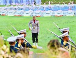 Panglima TNI Hadiri Upacara Penurunan Bendera Sang Merah Putih di Istana Merdeka