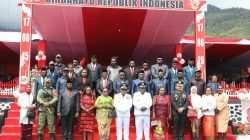 Kodim 1714/Puncak Jaya, Polri dan Pemda Sinergitas Kawal Penuh Upacara HUT RI Ke-81 di Puncak Jaya