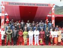 Kodim 1714/Puncak Jaya, Polri dan Pemda Sinergitas Kawal Penuh Upacara HUT RI Ke-81 di Puncak Jaya