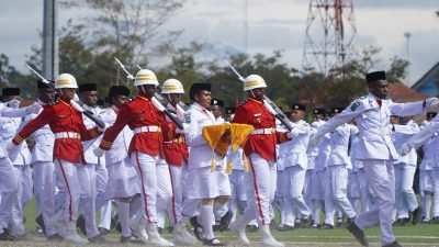 Upacara HUT ke-81 Kemerdekaan RI di Papua Pegunungan Berlangsung Khidmat dan Aman
