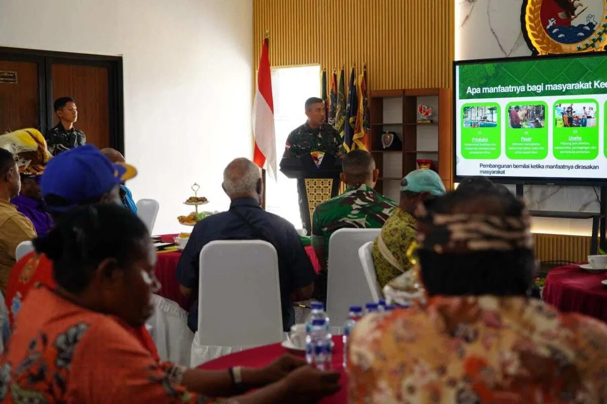 Tatap Muka Danrem 172/PWY Bersama Tokoh Agama, Adat dan Masyarakat Keerom