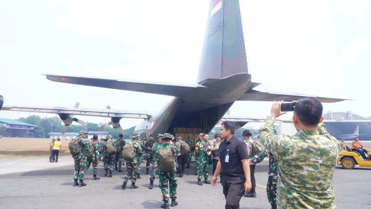 TNI Kembali Kerahkan 248 Personel Penyuluh untuk Perkuat Penanganan Karhutla