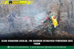 Cegah Kebakaran Susulan, Tim Gabungan Intensifkan Pendinginan Area Padam
