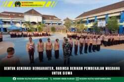 Bentuk Generasi Berkarakter, Babinsa Berikan Pembekalan Wasbang untuk Siswa