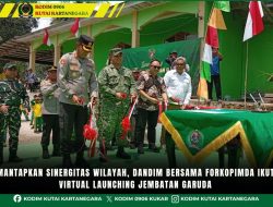 Mantapkan Sinergitas Wilayah, Dandim Bersama Forkopimda Ikuti Virtual Launching Jembatan Garuda