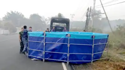 Respons Cepat Diperkuat, Lanud Sjamsudin Noor Siagakan Tangki Portable Untuk Penanganan di Titik Rawan Karhutla
