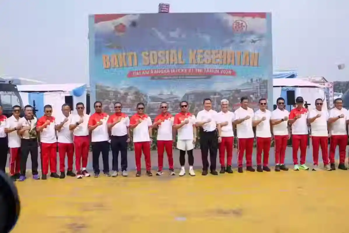 Panglima TNI Pantau Bakti Kesehatan TNI Serentak Diseluruh Indonesia