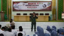 Sambut HUT TNI Ke-81, Kodim Bojonegoro bersama Polkes bekali Ratusan Pelajar Jurus Penyelamat ‘AMAN–CPR’