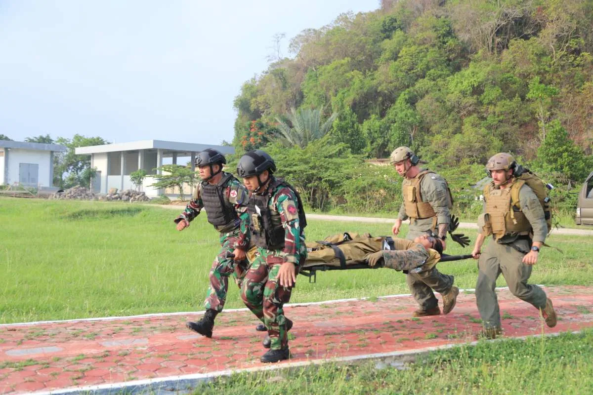 Super Garuda Shield 2026 Marfor Lampung Gelar Latihan IMTP dan Scout Stalking