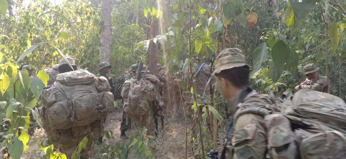 Pasukan Airborne SGS 2026 Laksanakan Operasi Lanjutan Dalam Materi Jungle FTX