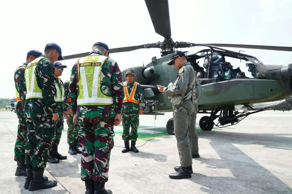 Misi Close Air Support AH-64 Apache Warnai SGS 2026