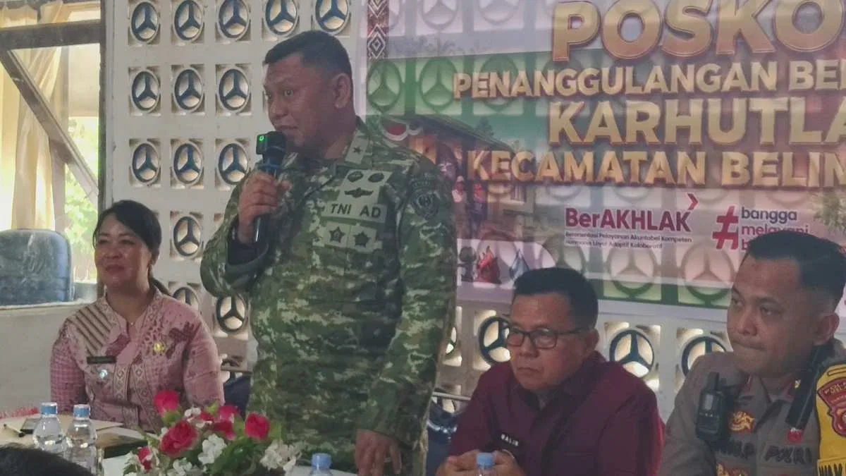 TNI Intensifkan Penyuluhan Pencegahan Karhutla di 11 Kecamatan Kabupaten Melawi, Kalbar
