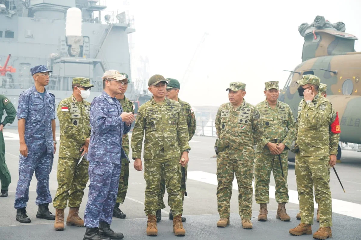 Panglima TNI Tinjau JS Kunisaki, Dukung Penanganan Karhutla di Kalimantan