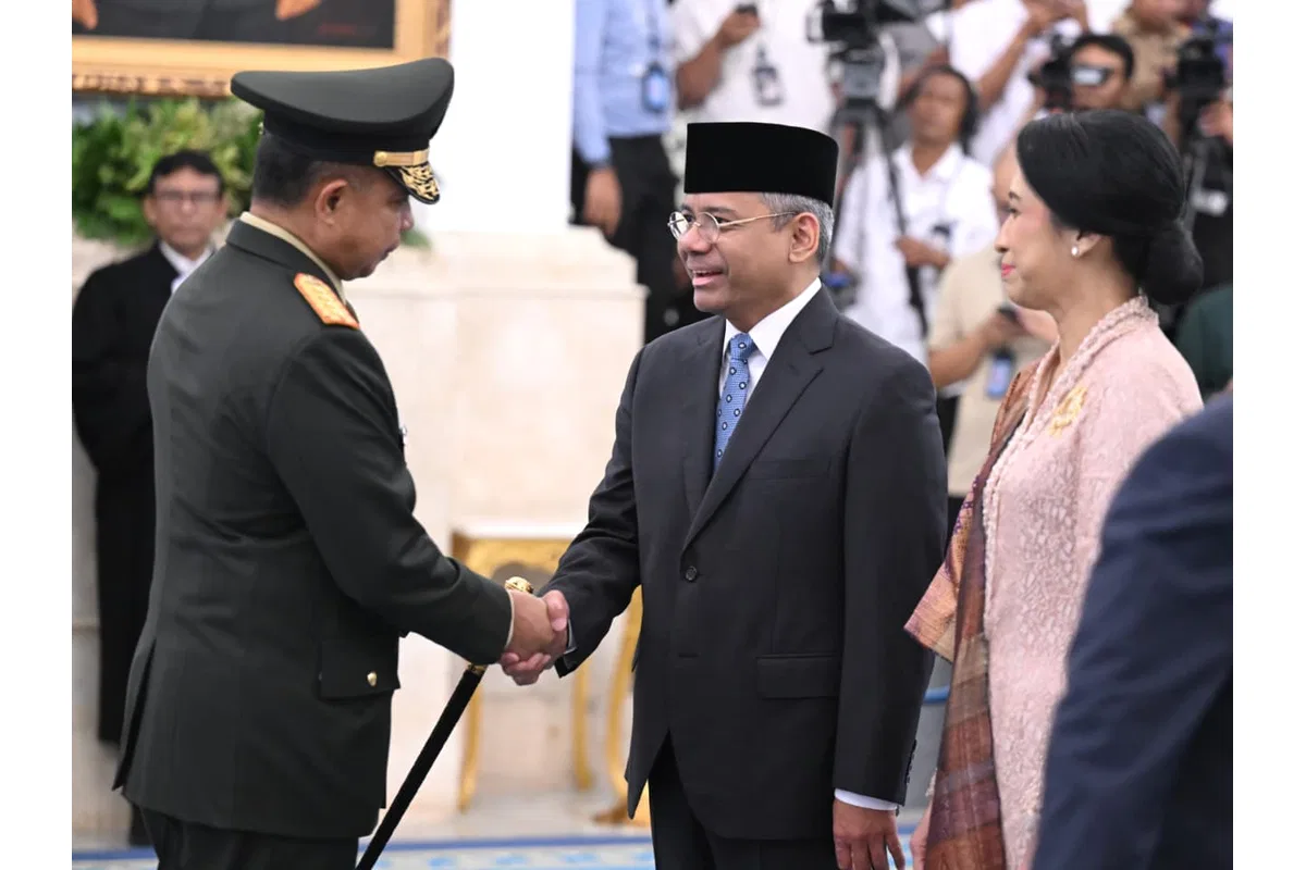 Panglima TNI Hadiri Pelantikan Menteri Keuangan RI