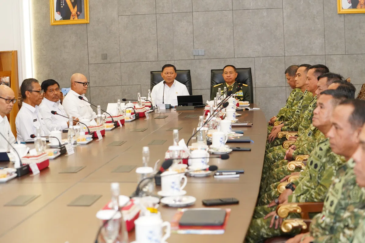 Panglima TNI Tandatangani Nota kesepahaman Dengan Kepala Badan Otorita Pengelola Pantai Utara Jawa