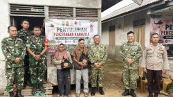 TNI Gencarkan Penyuluhan Door to Door Cegah Karhutla di Kabupaten Sambas