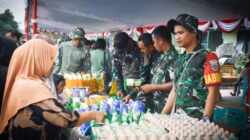 Kodim 1710/Mimika Gelar Bazar HUT TNI, Hadirkan Sembako Murah