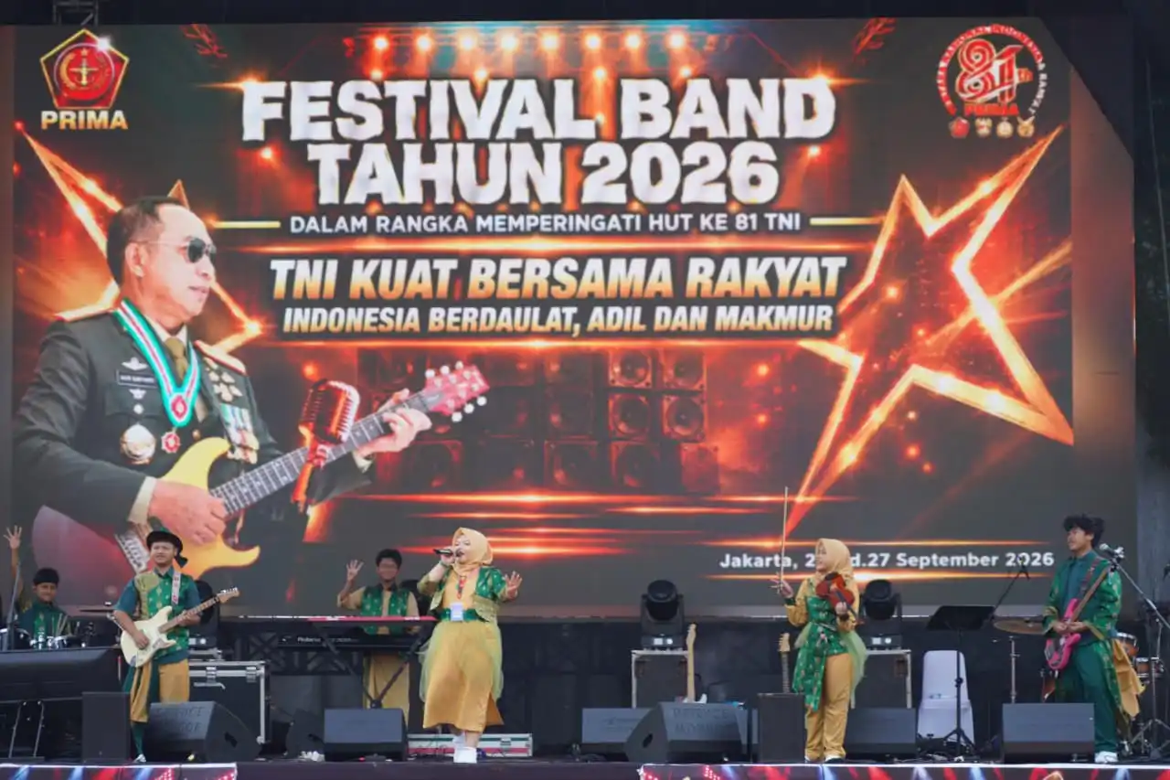 Nada Kreativitas Generasi Muda Menggema di Festival Band HUT ke-81 TNI