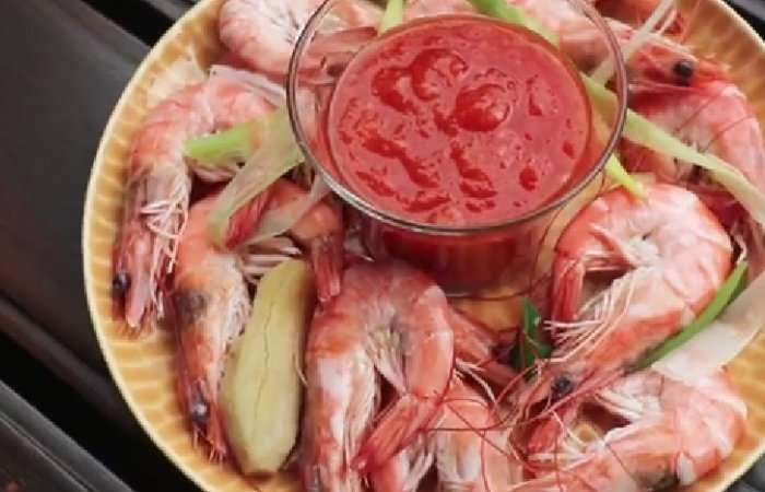 Resep Praktis Udang Rebus Sambal Nanas, Cocok Jadi Menu Keluarga