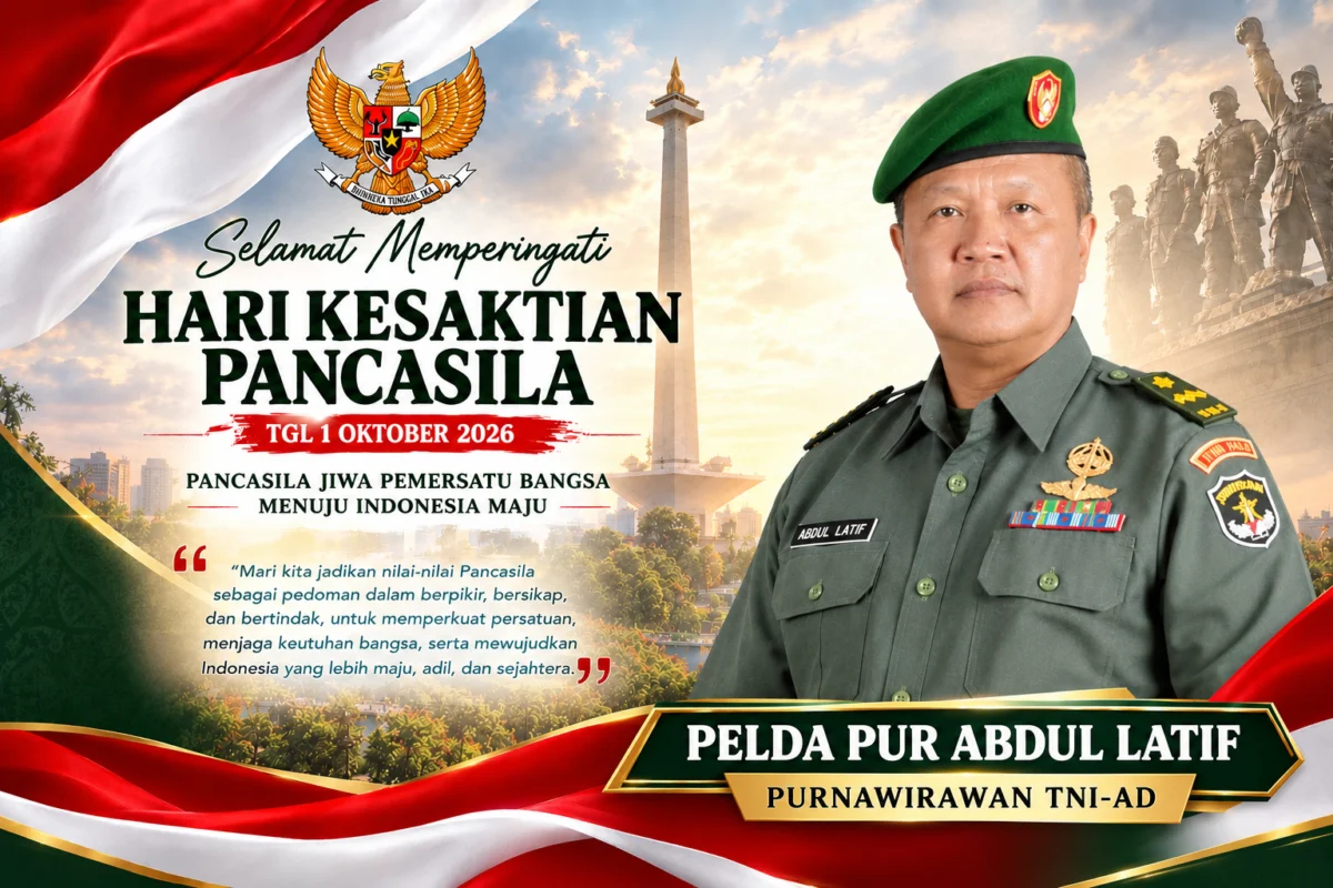 Pelda Pur Abdul Latif Ajak Masyarakat Jadikan Hari Kesaktian Pancasila Momentum Introspeksi