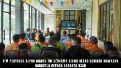 Tim Penyuluh Alpha Mabes TNI Bersama Siswa Sesko Berikan Wawasan Karhutla kepada Anggota BSSR