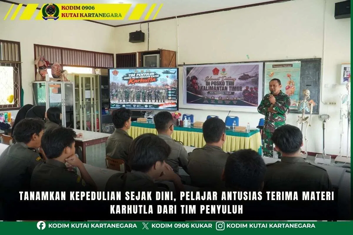 Tanamkan Kepedulian Sejak Dini, Pelajar Antusias Terima Materi Karhutla dari Tim Penyuluh