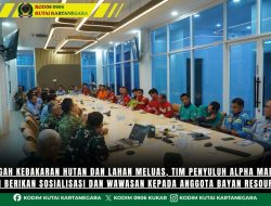 Cegah Kebakaran Hutan Dan Lahan Meluas, Tim Penyuluh Alpha Mabes TNI Berikan Sosialisasi Dan Wawasan Kepada Anggota Bayan Resourse