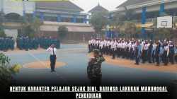Bentuk Karakter Pelajar Sejak Dini, Babinsa Lakukan Manunggal Pendidikan