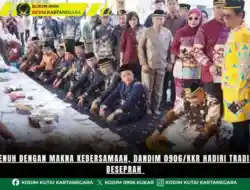 Penuh Dengan Makna Kebersamaan, Dandim 0906/Kkr Hadiri Tradisi Beseprah
