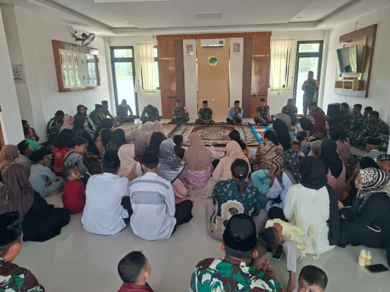 Satgas TMMD Ke-130 Kodim 1808/Mansel Gelar Doa Bersama