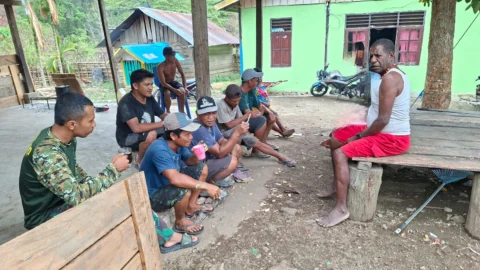 Kepala Kampung Yamboi : Terima Kasih Kepada Satgas TMMD Ke-130