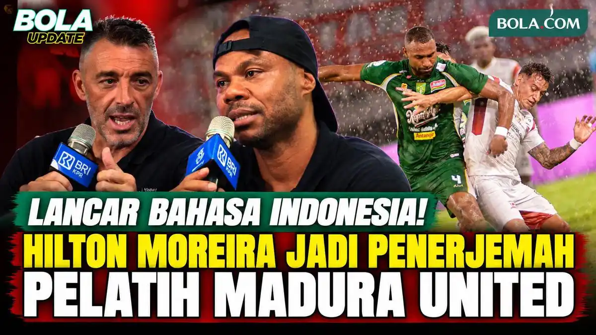 Hilton Moreira Jembatani Ze Gomes dalam Konferensi Pers Usai Persebaya vs Madura United